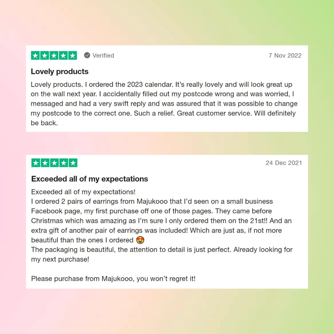 Set of 6 Greeting Cards