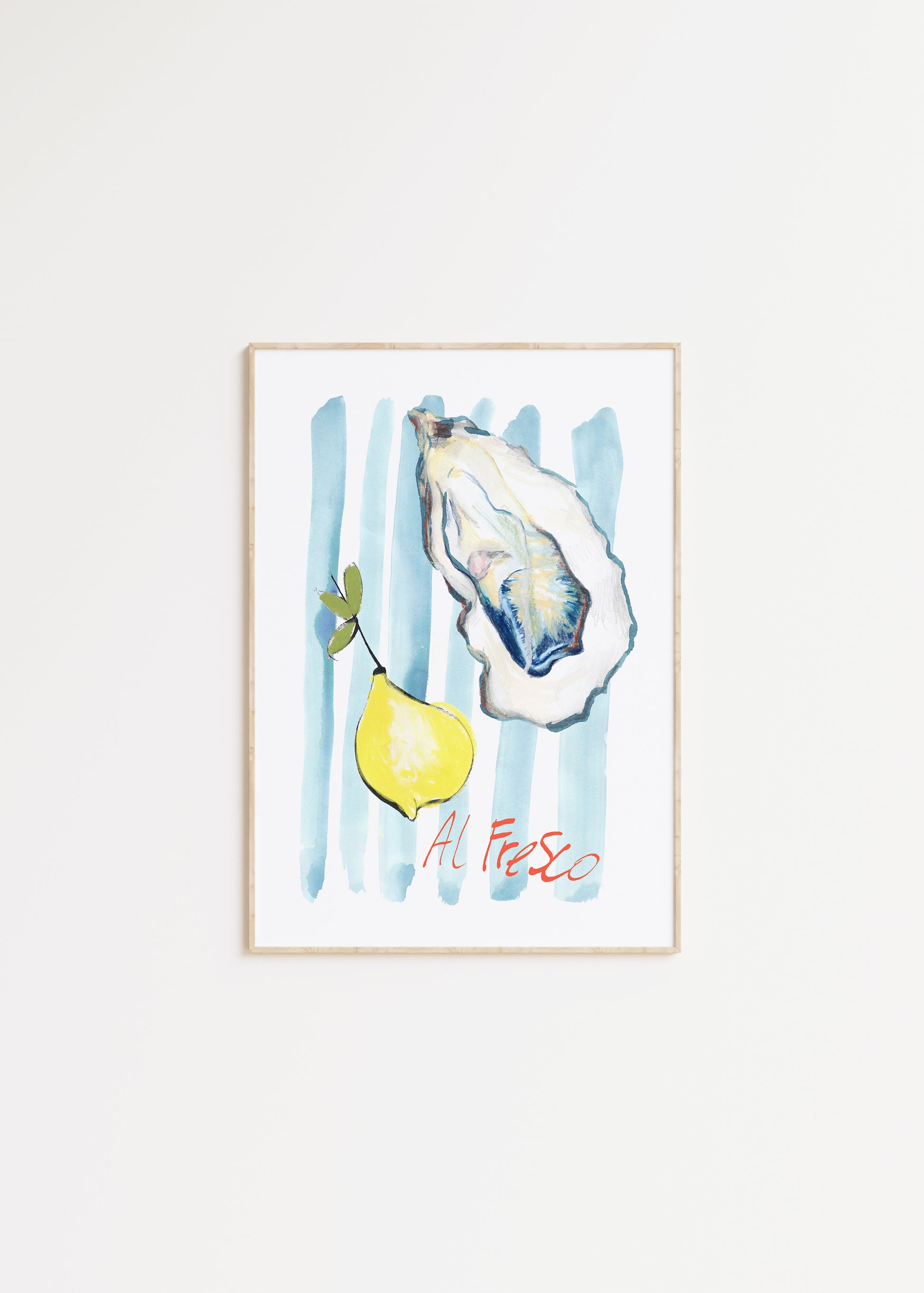 Al Fresco Oysters and Lemons Print 1