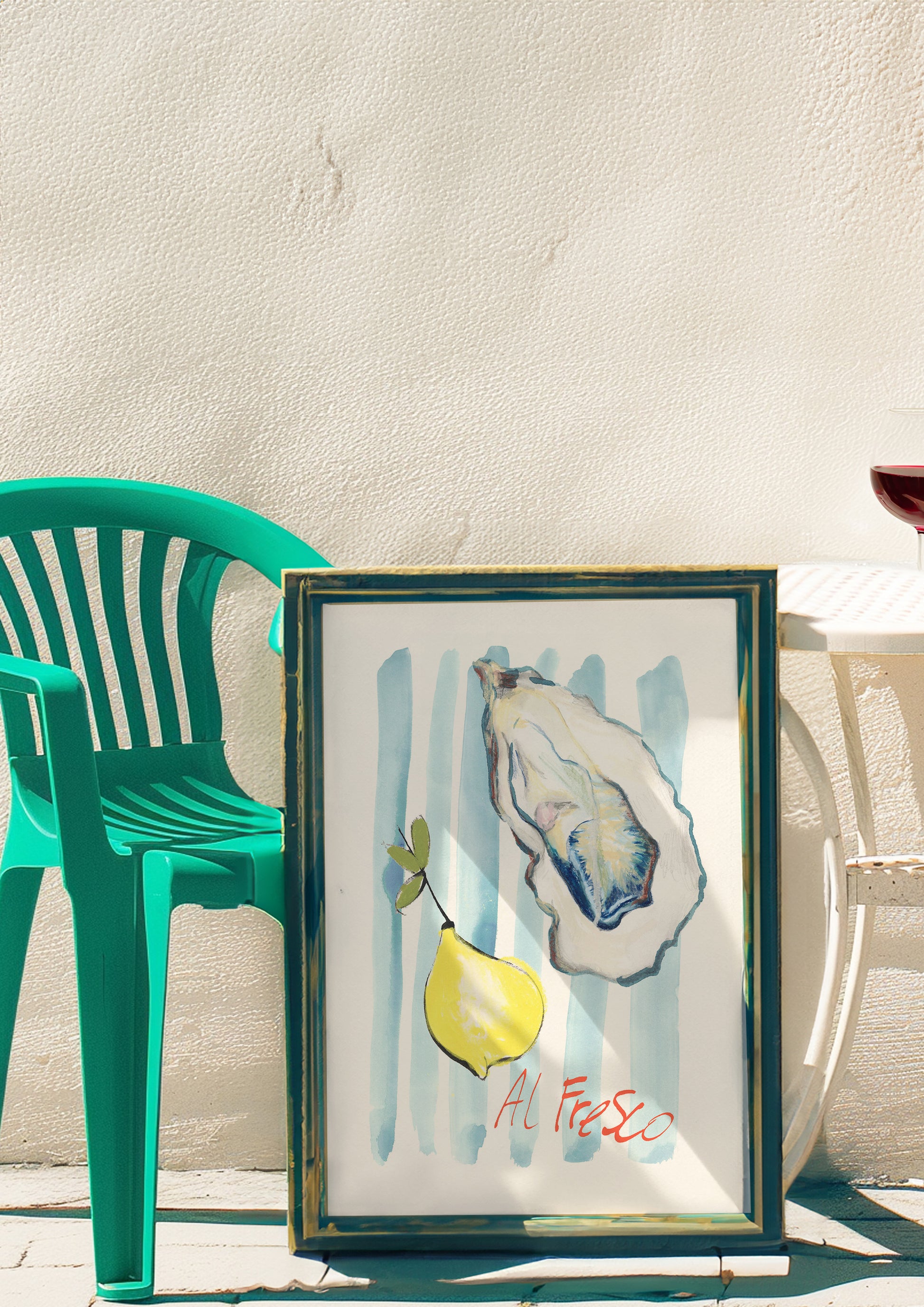 Al Fresco Oysters and Lemons Print 3