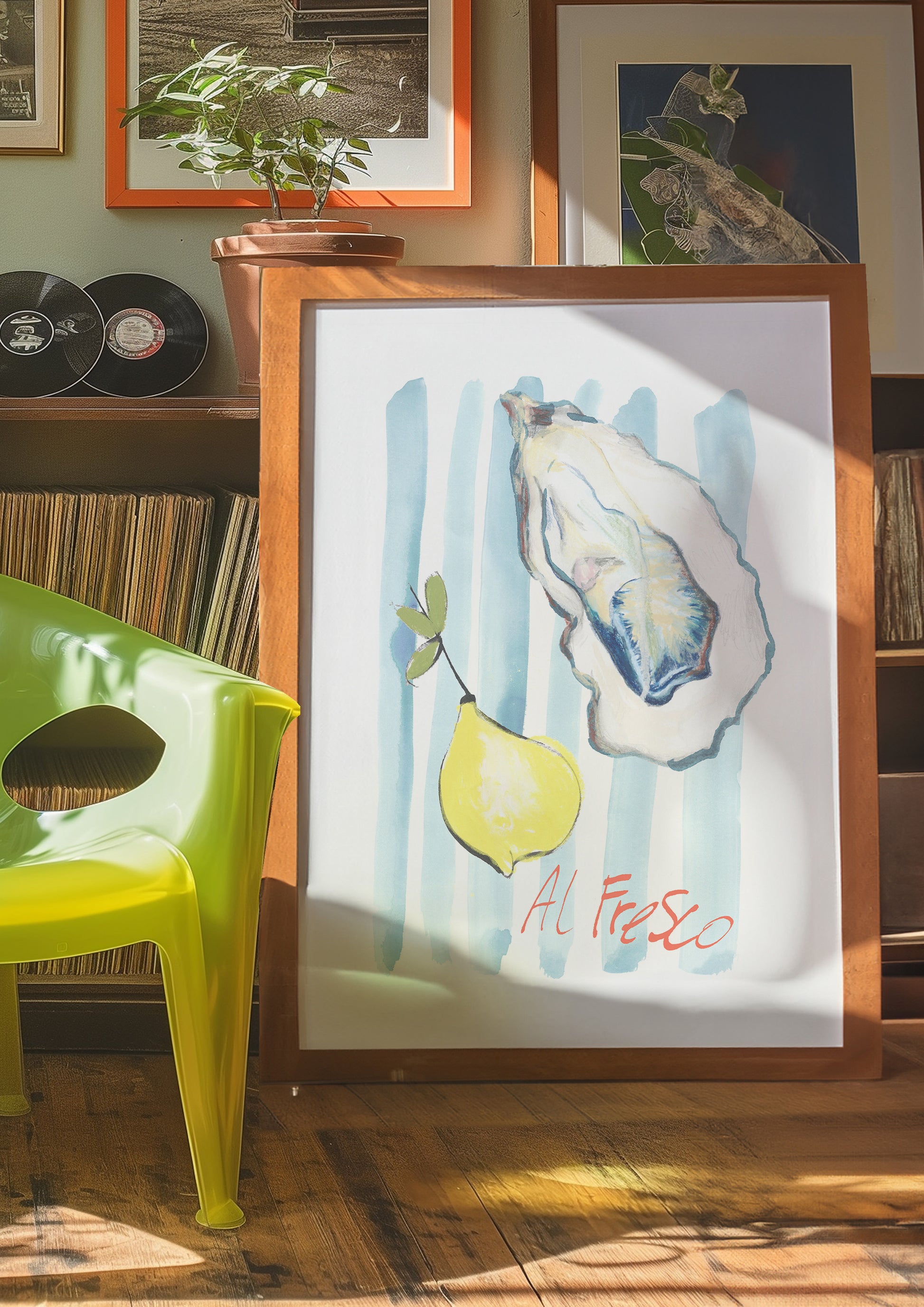 Al Fresco Oysters and Lemons Print 5