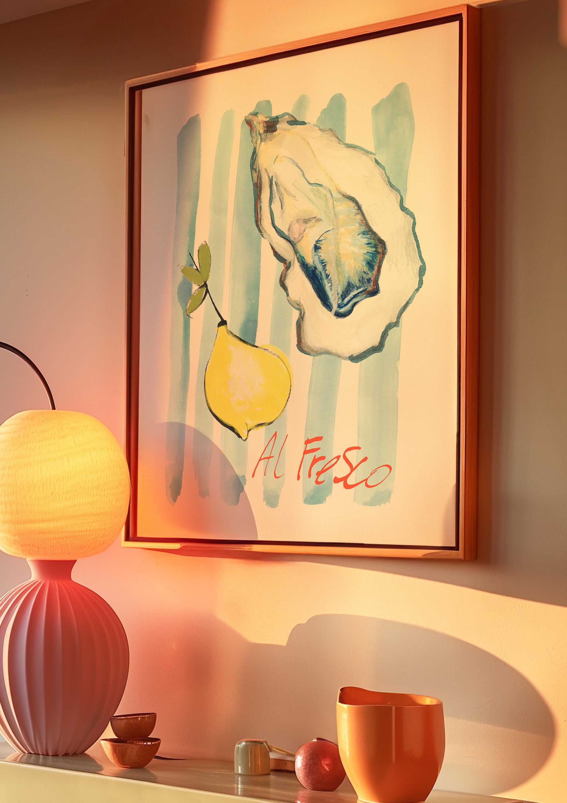 Al Fresco Oysters and Lemons Print 4