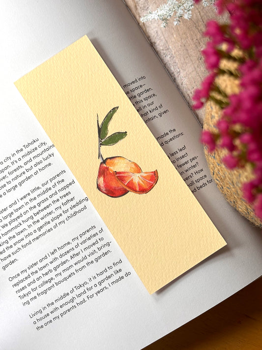 Oranges Double Sided Bookmark