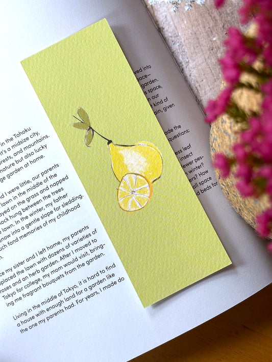 Lemons Double Sided Bookmark