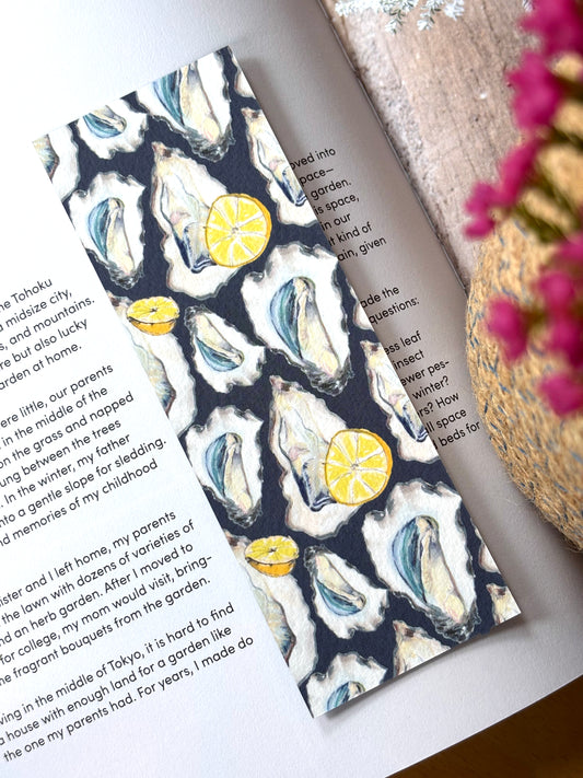 Oysters Double Sided Bookmark
