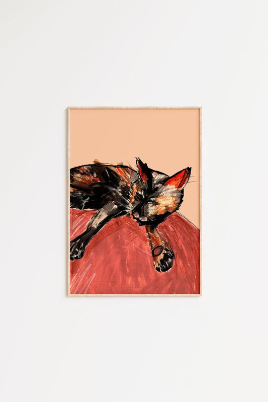 Tortoiseshell Cat Print