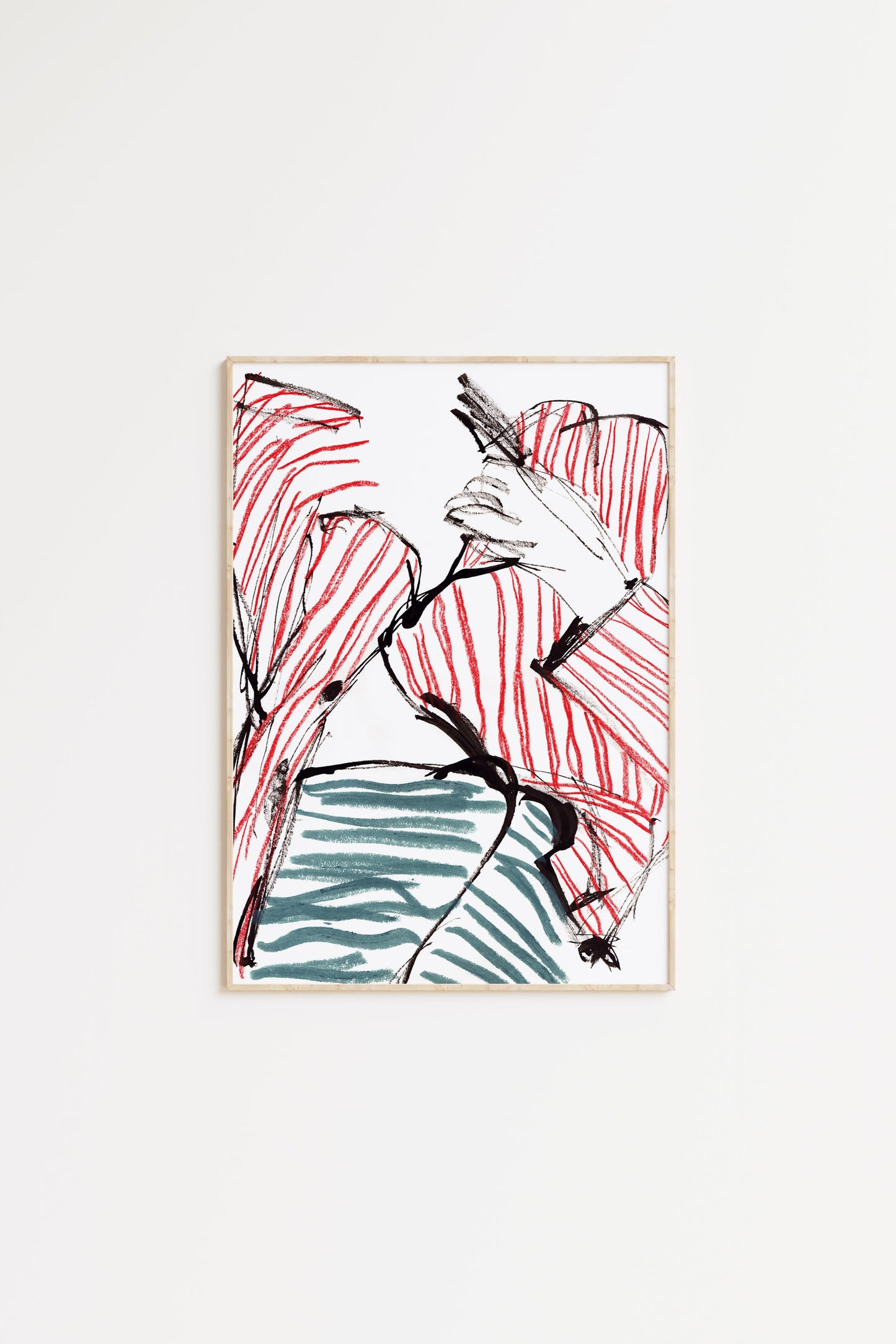 Abstract Striped Pyjama Print