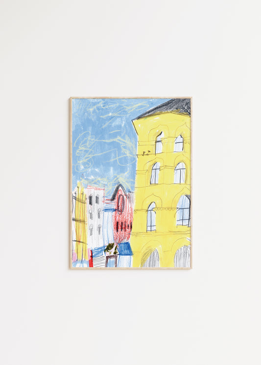 Belfast city centre print 1