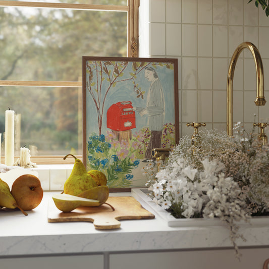 Red letterbox print 2