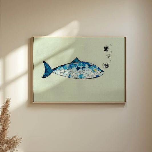 The Big Fish (Belfast's Salmon of Knowledge) Print 2