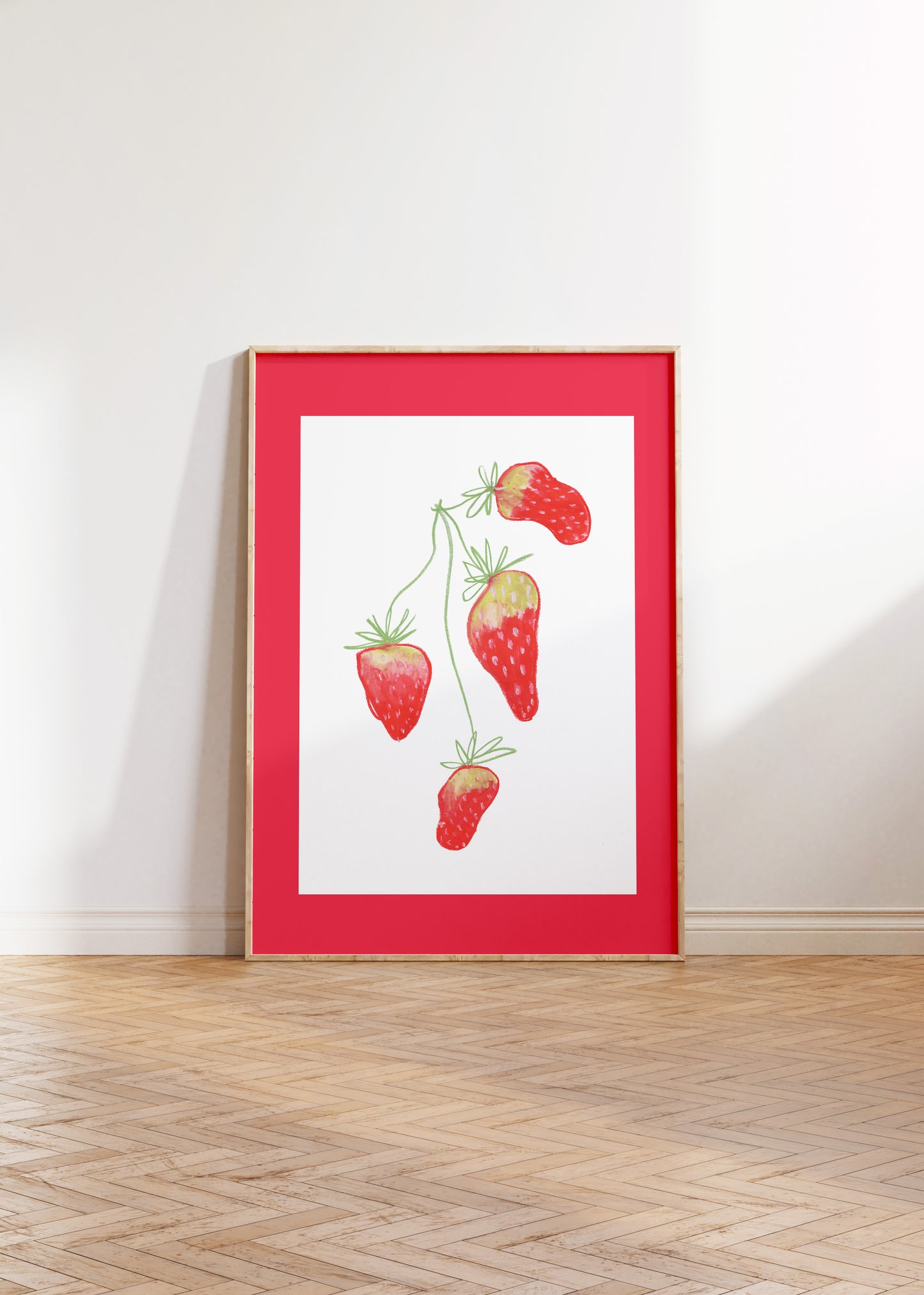 Strawberry Illustration Print 6