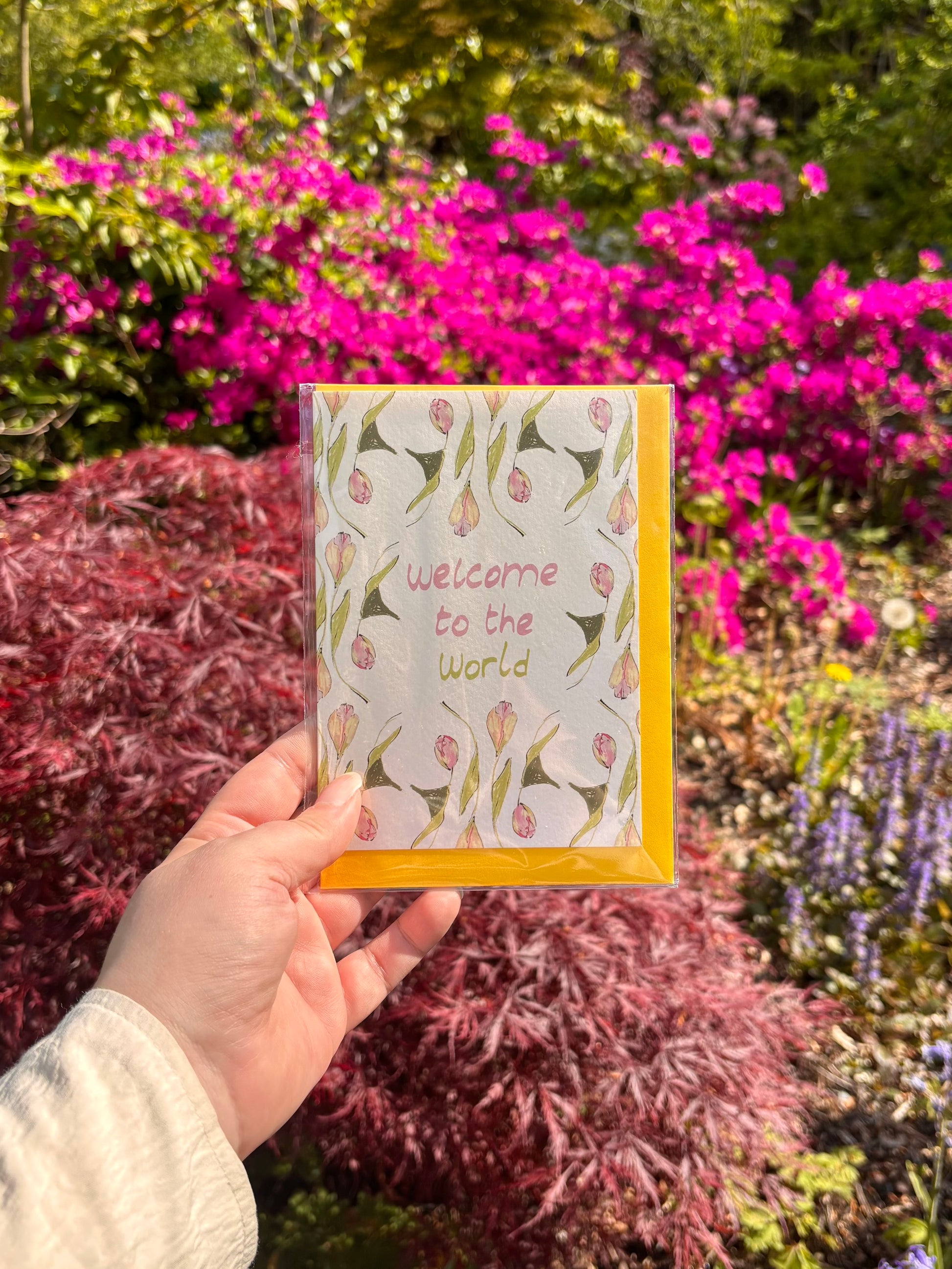 welcome to the world card 1