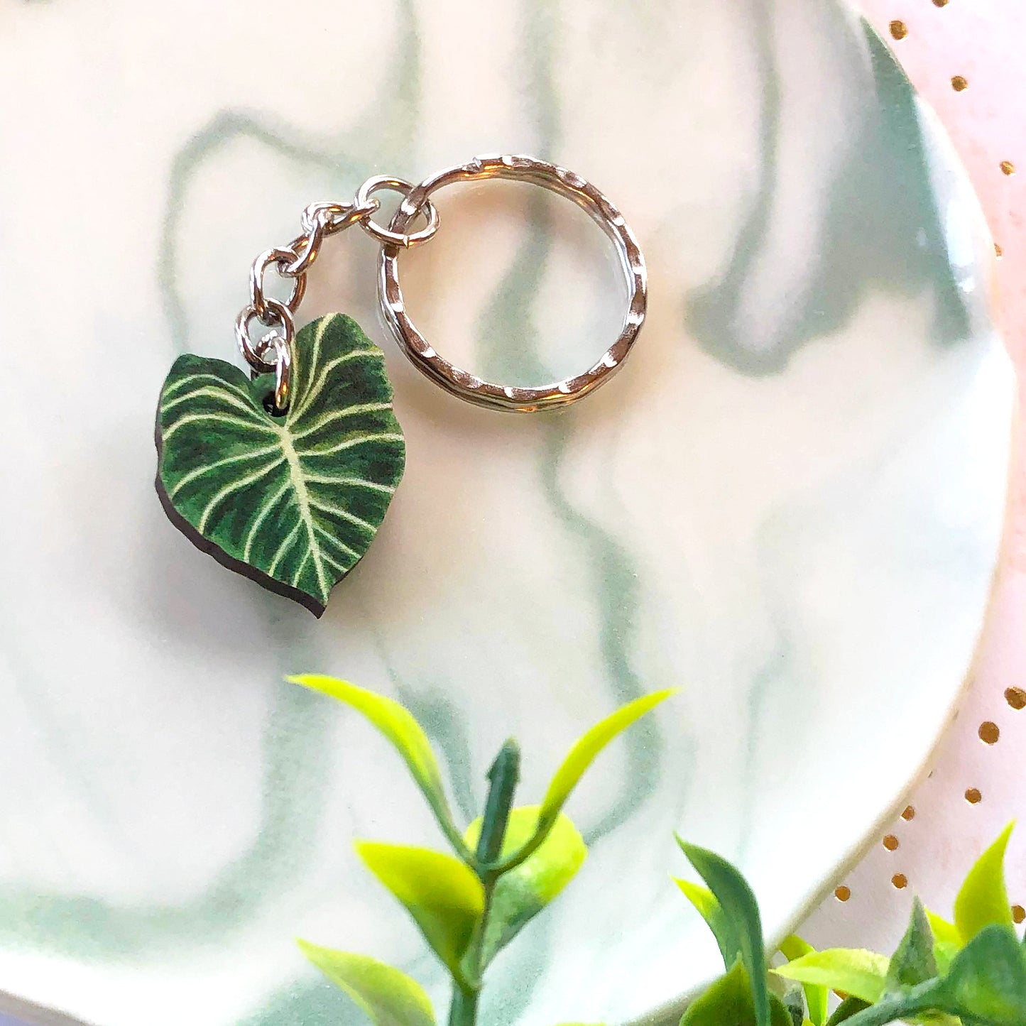 Philodendron Gloriosum Keyring