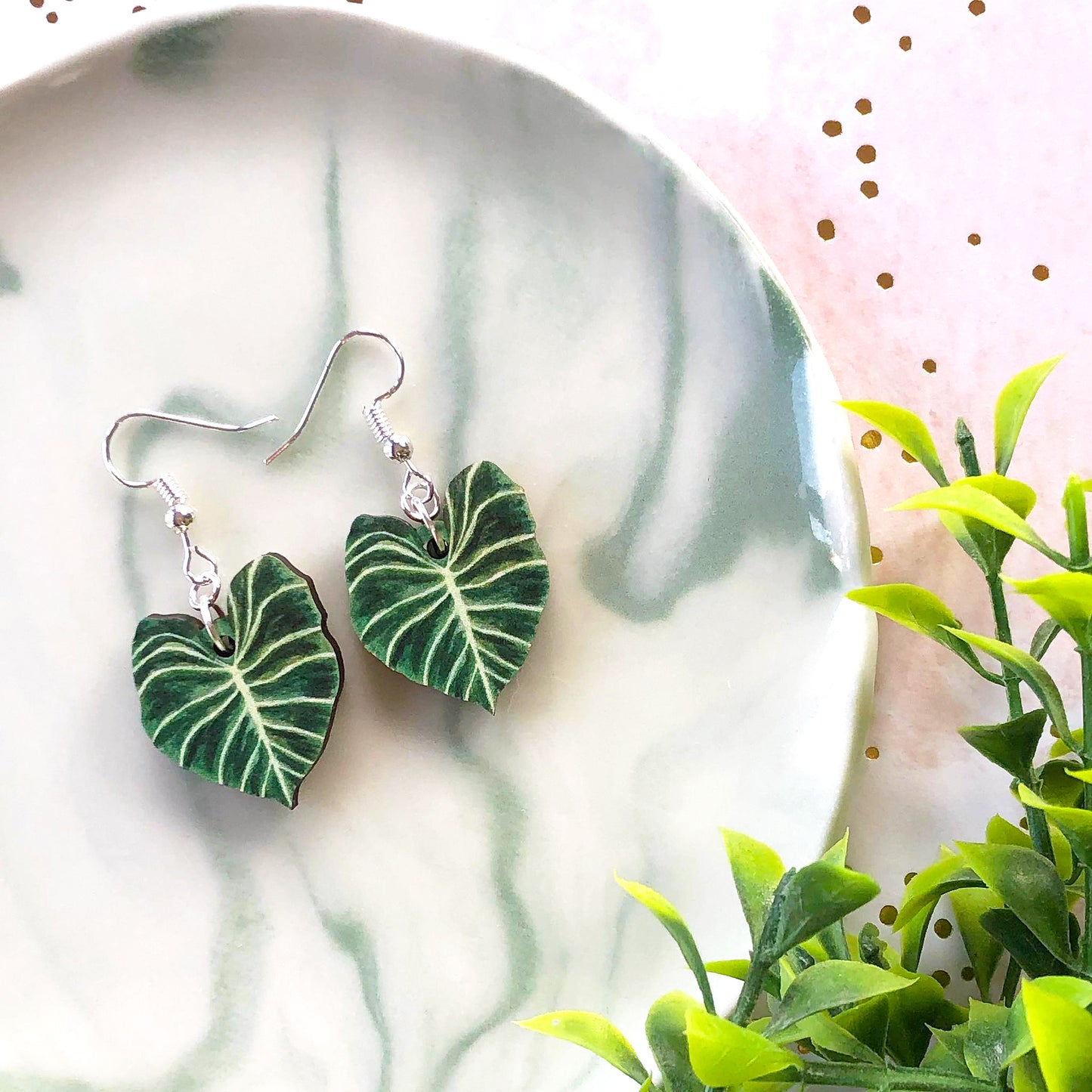 Philodendron Gloriosum Earrings