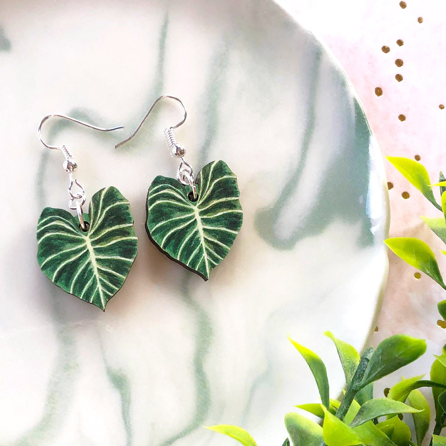 Philodendron Gloriosum Earrings