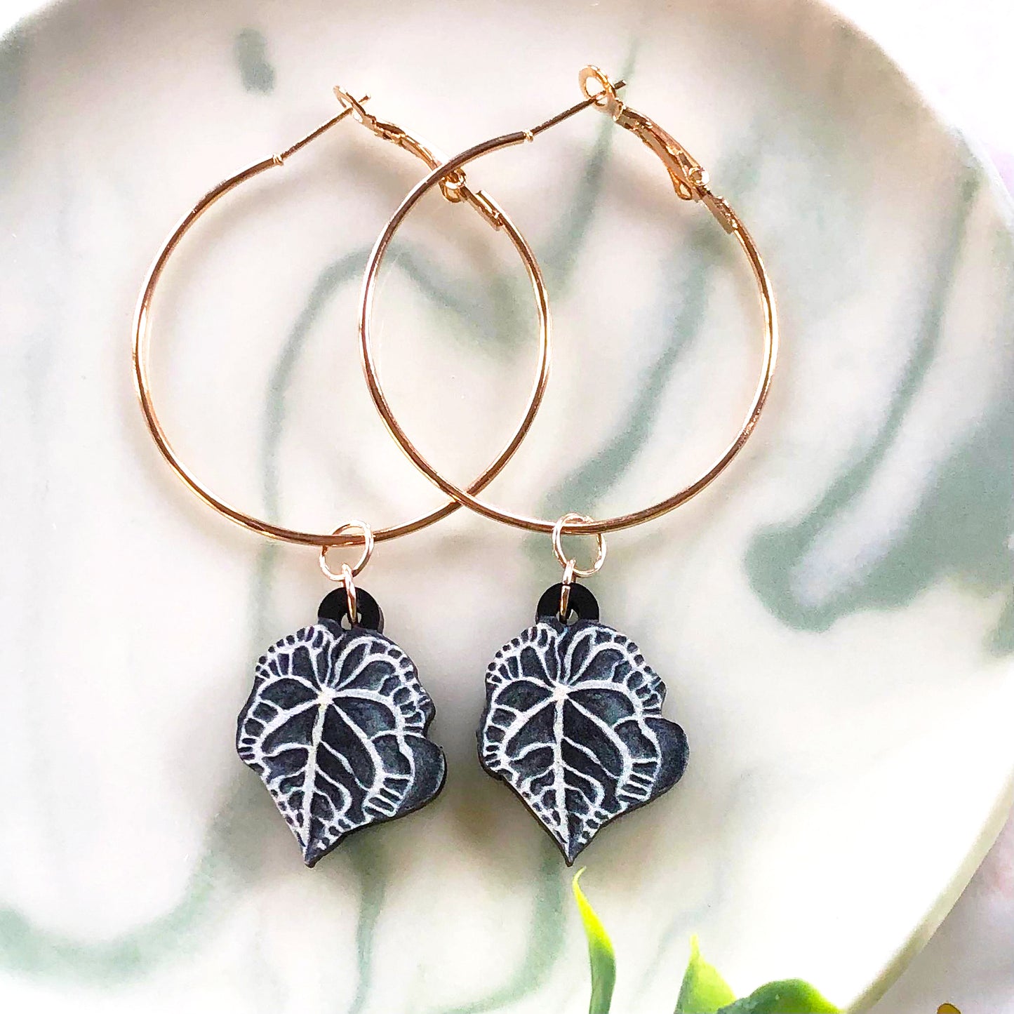 Anthurium Clarinervium Earrings
