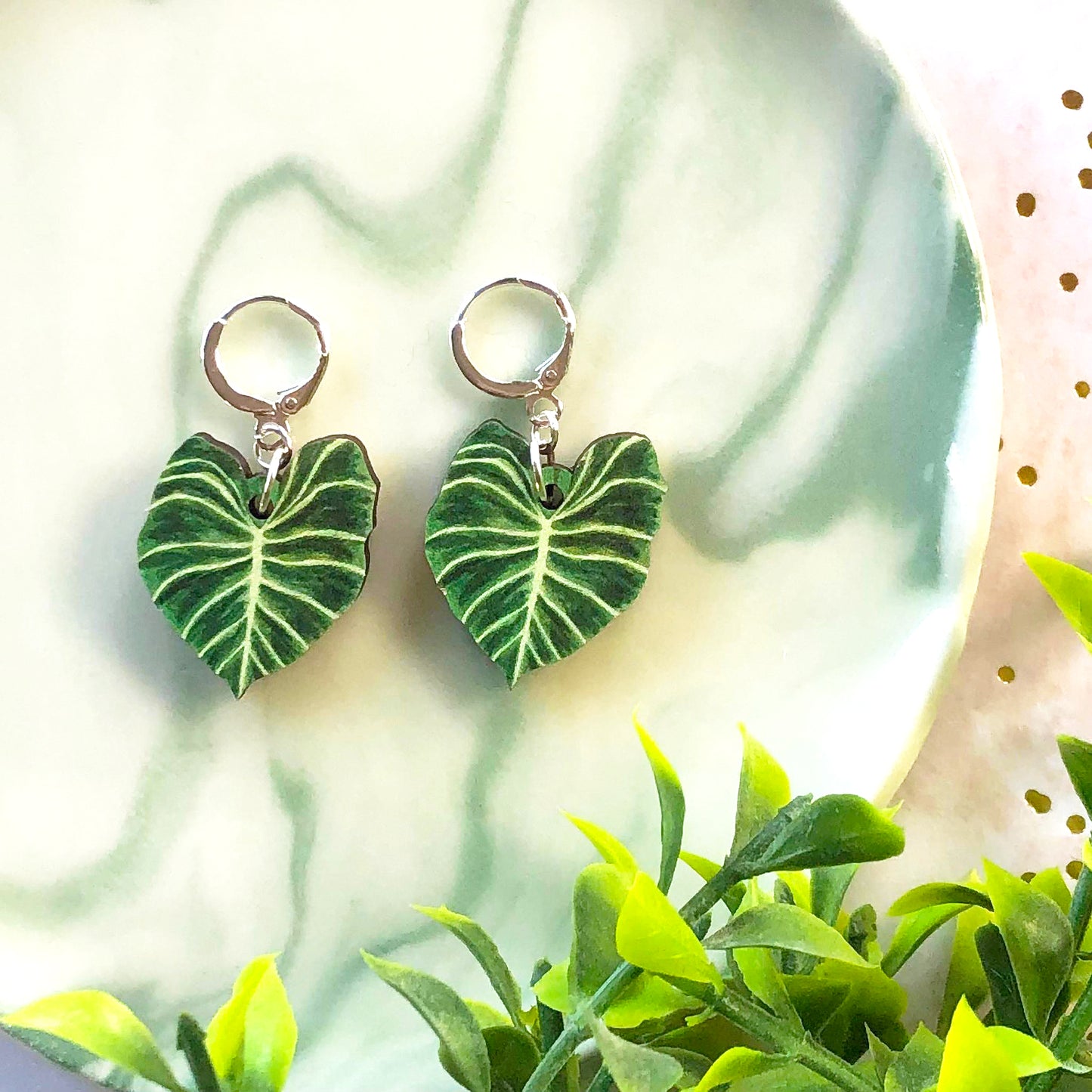 Philodendron Gloriosum Earrings