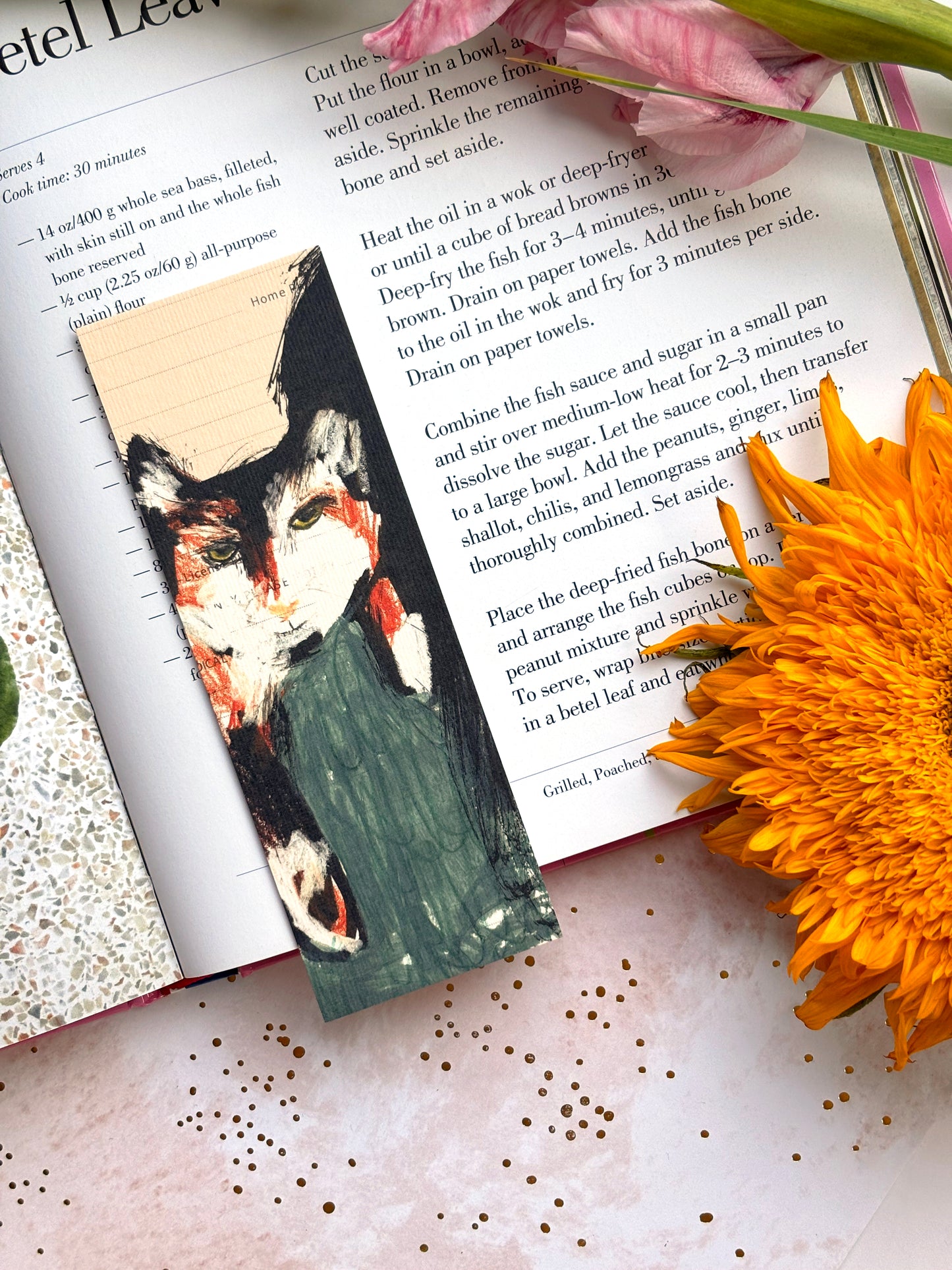 Cats Illustrated Double Sided Bookmark 4