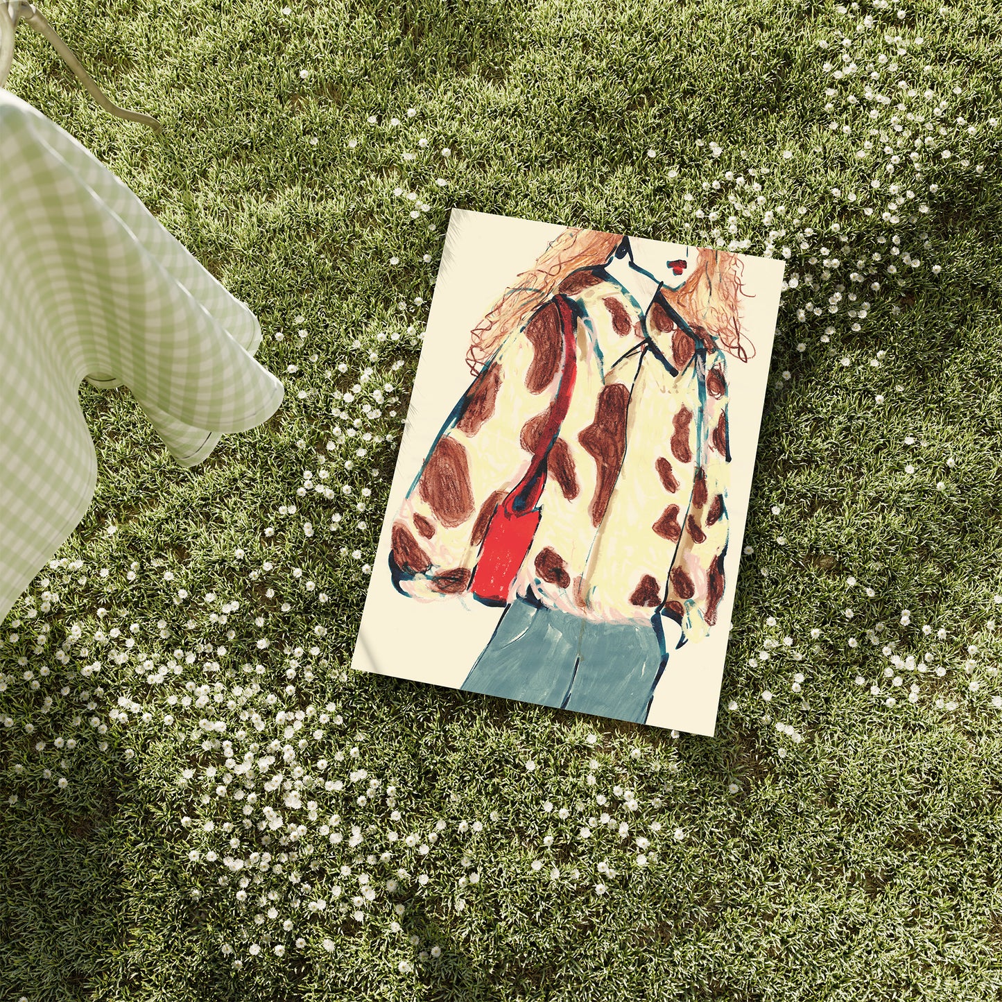 Cow Print Jacket Print