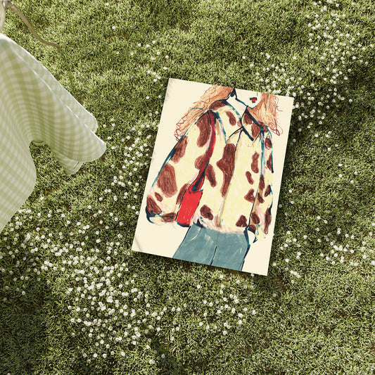 Cow Print Jacket Print