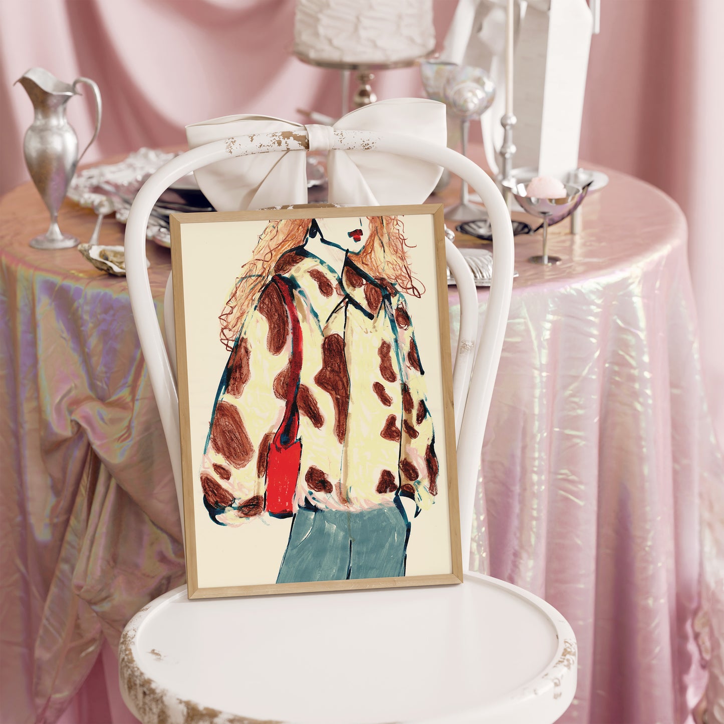 Cow Print Jacket Print