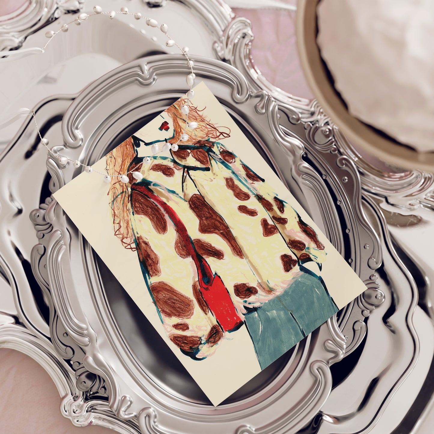 Cow Print Jacket Print