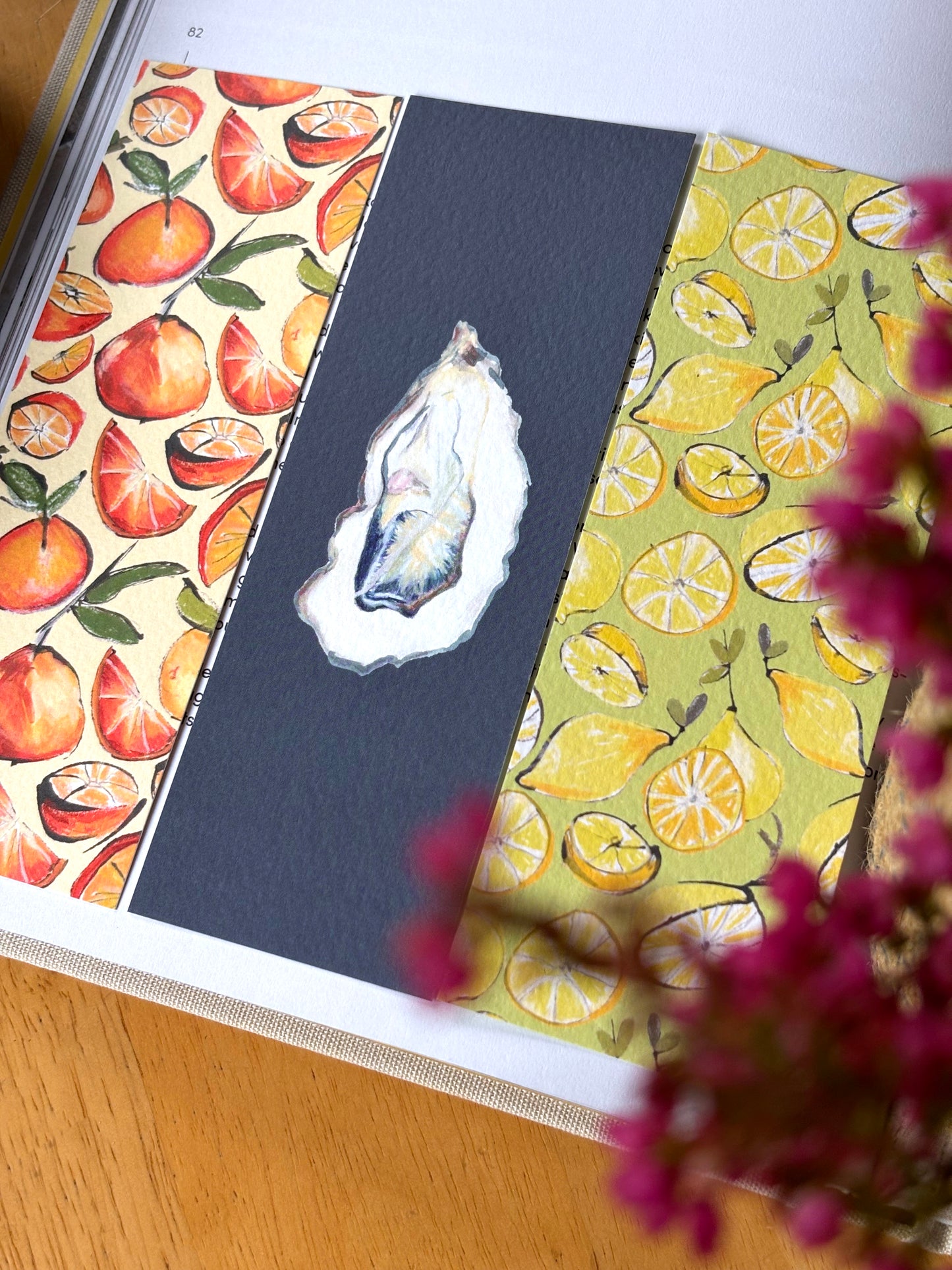 Fruit Bookmark Set of 3