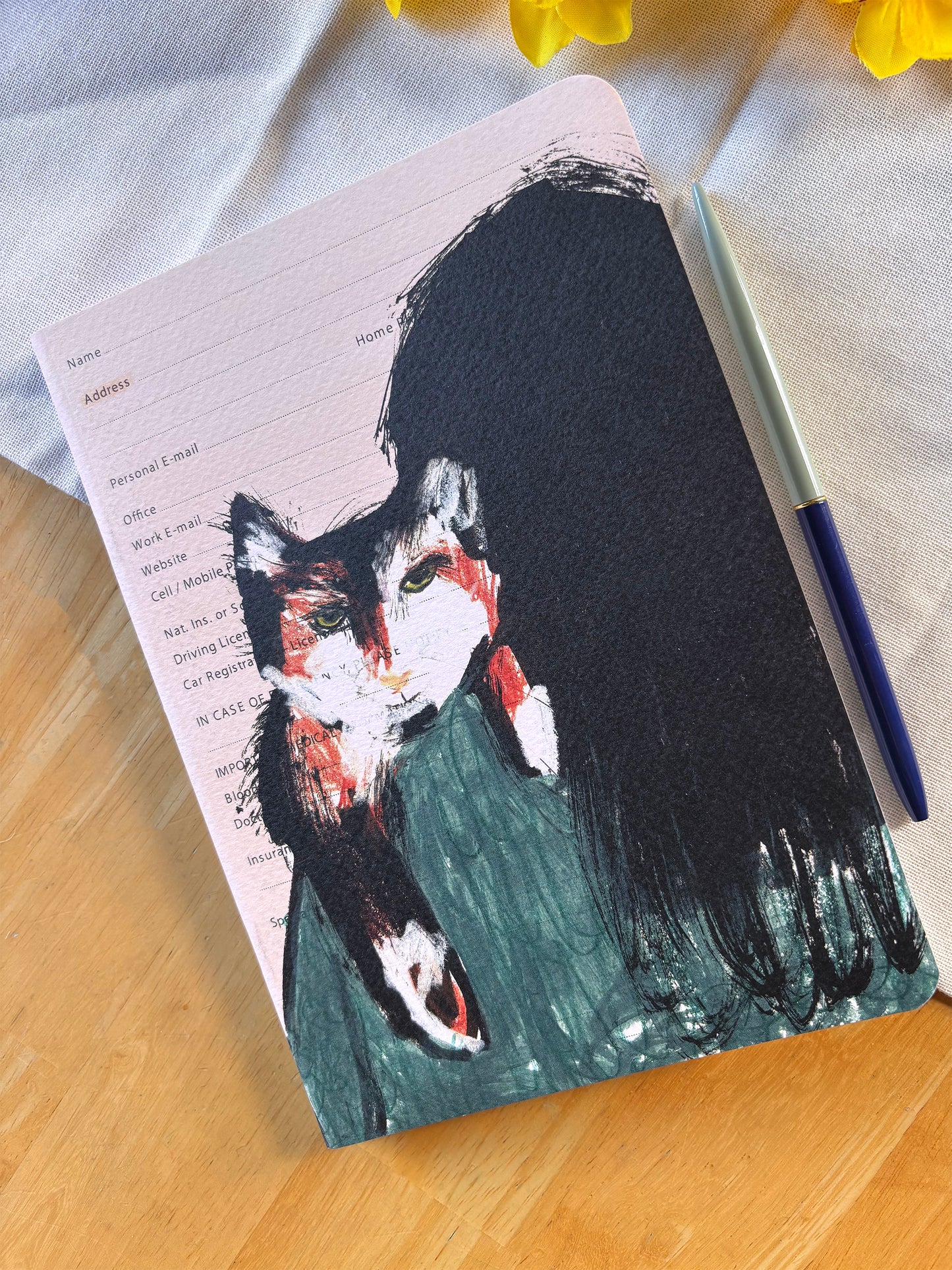 Calico Cat A5 Softcover Notebook