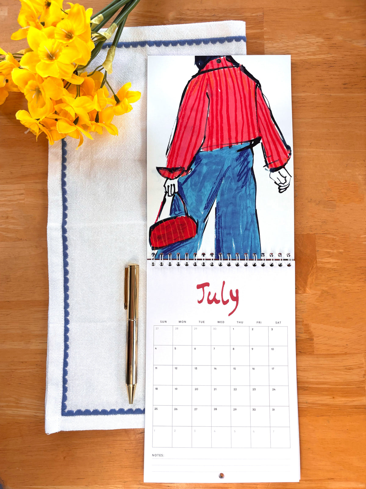 Patterned Fashion 2027 Calendar