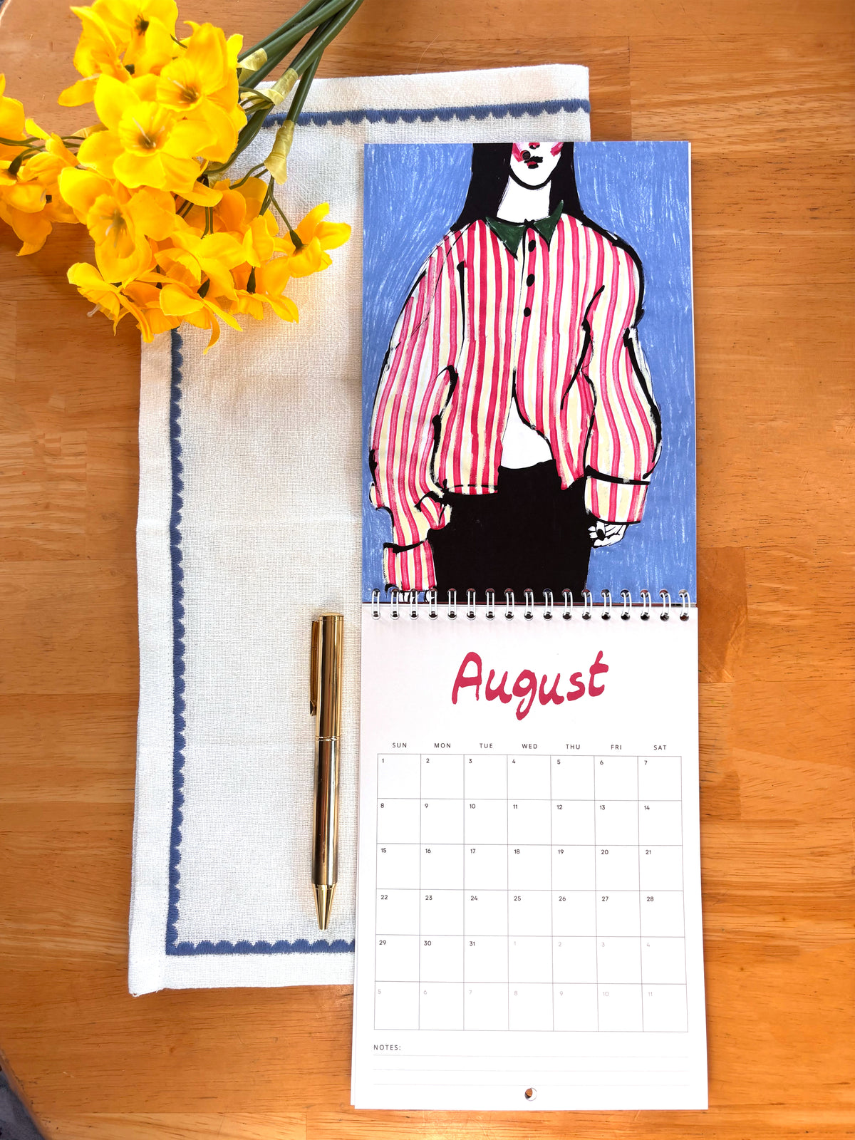 Patterned Fashion 2027 Calendar