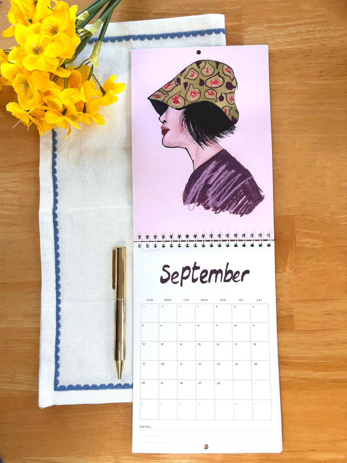 Patterned Fashion 2027 Calendar