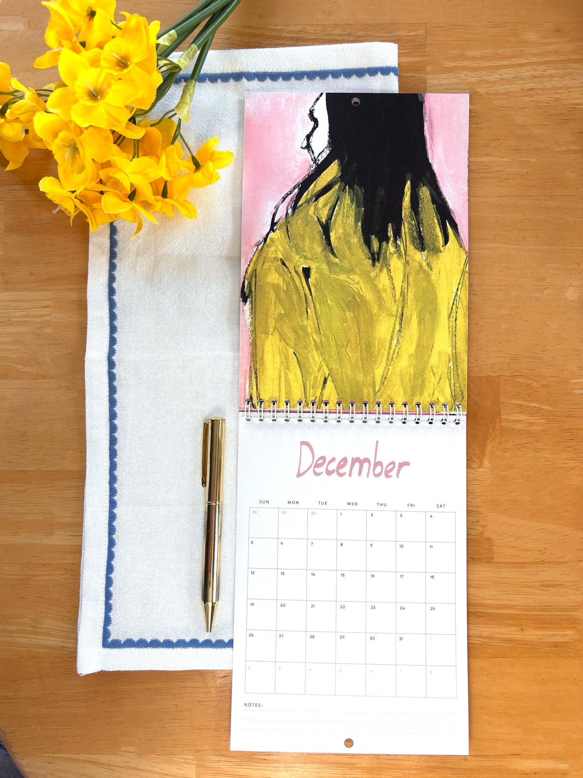 Patterned Fashion 2027 Calendar