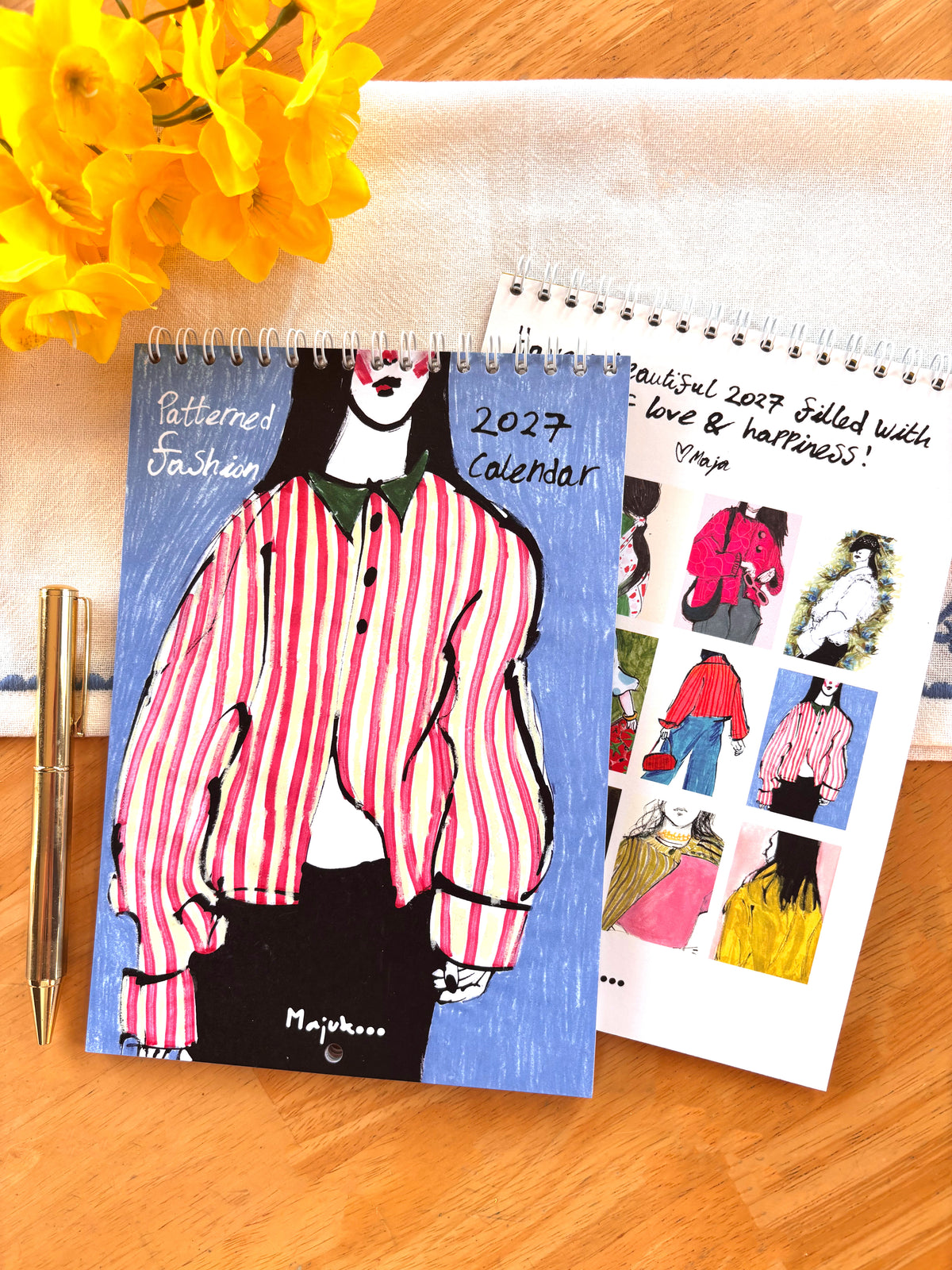 Patterned Fashion 2027 Calendar