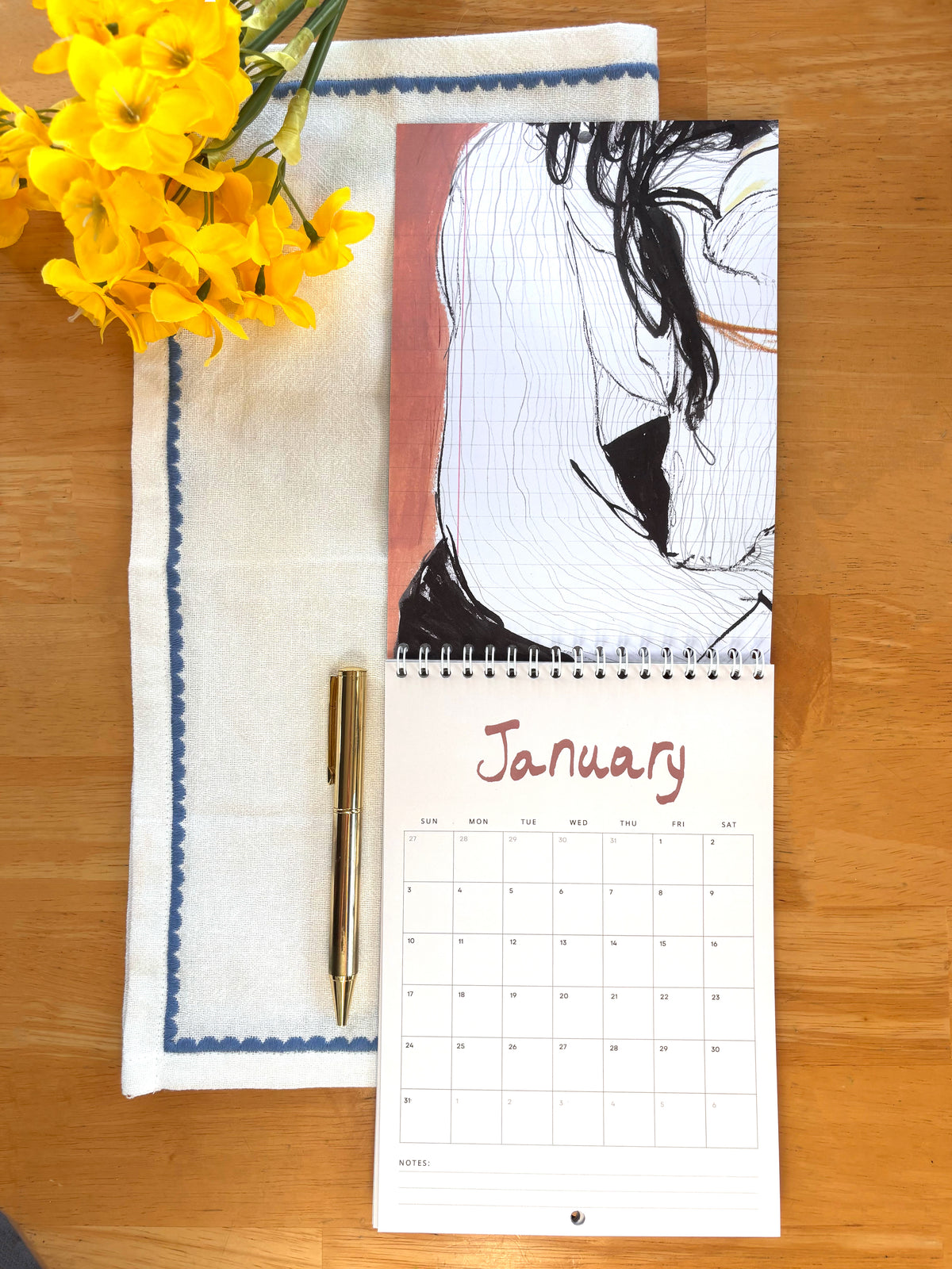 Patterned Fashion 2027 Calendar