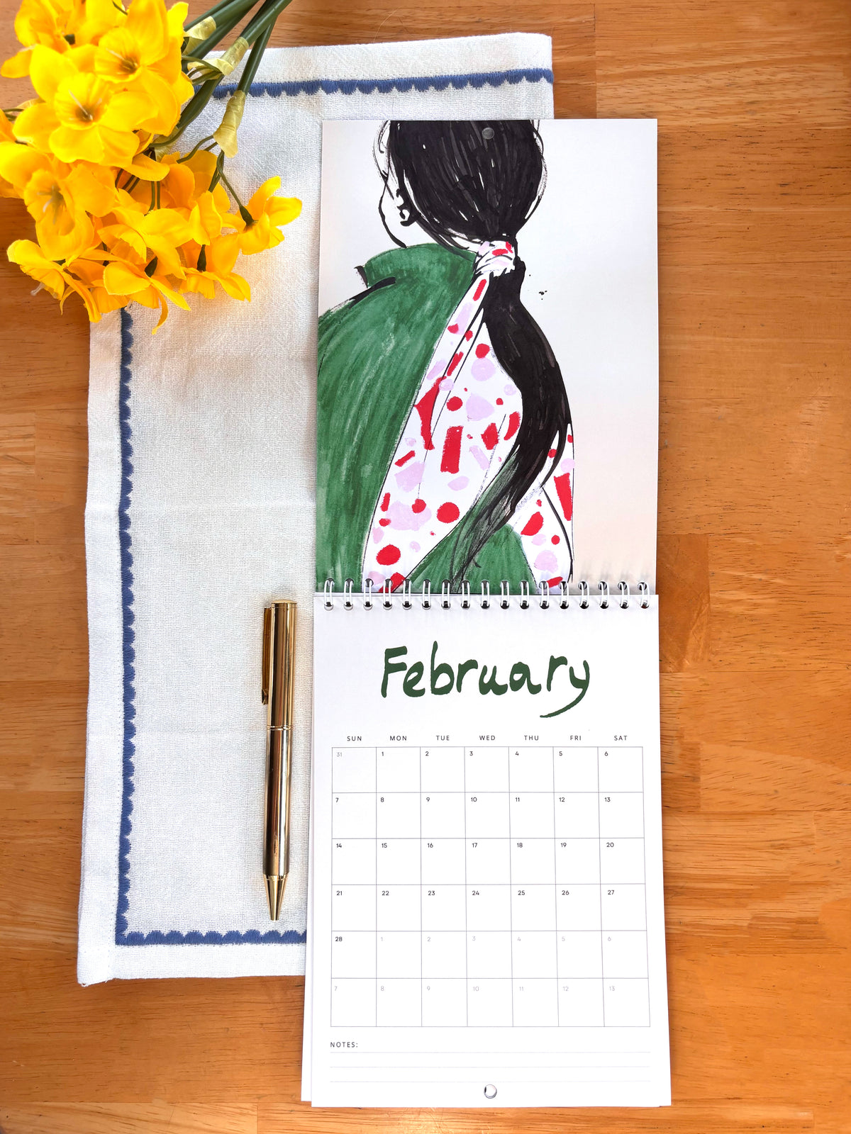 Patterned Fashion 2027 Calendar