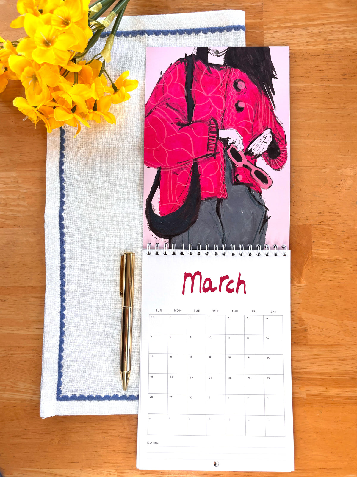 Patterned Fashion 2027 Calendar