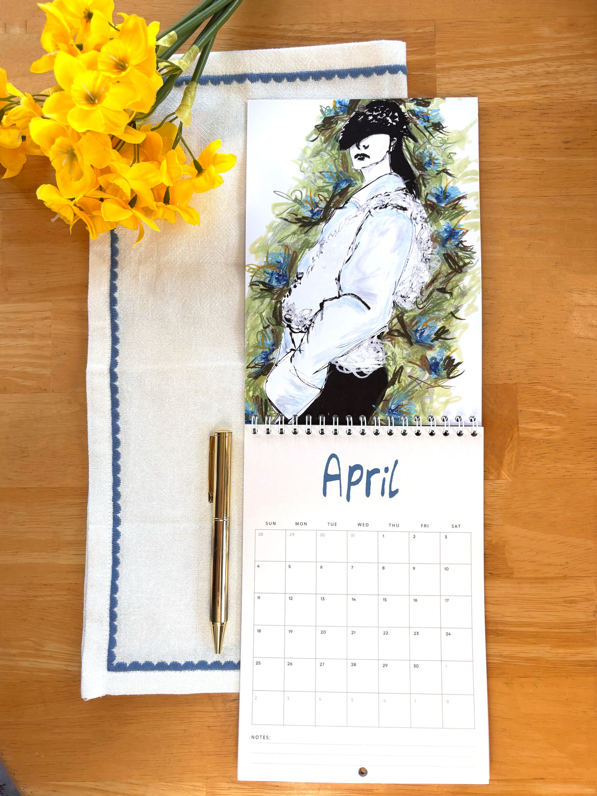 Patterned Fashion 2027 Calendar