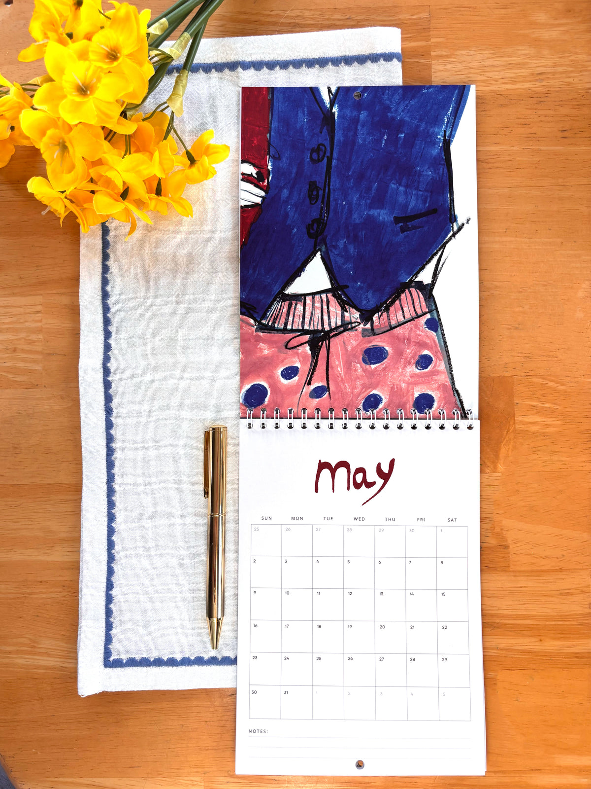 Patterned Fashion 2027 Calendar