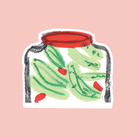 Pickle Jar Sticker