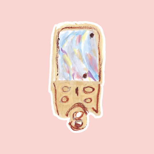 Abstract Sardine Tin Sticker