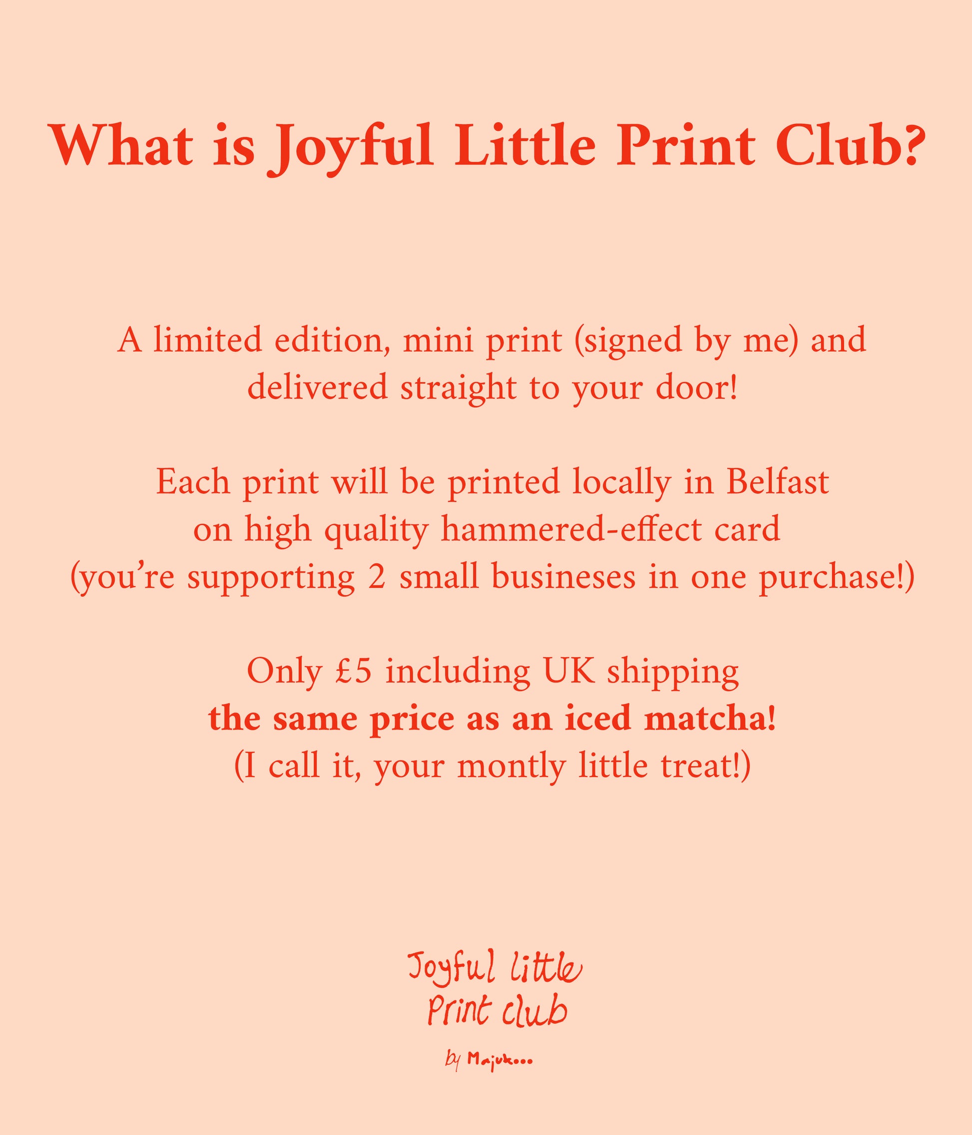 What is joyful little print club?