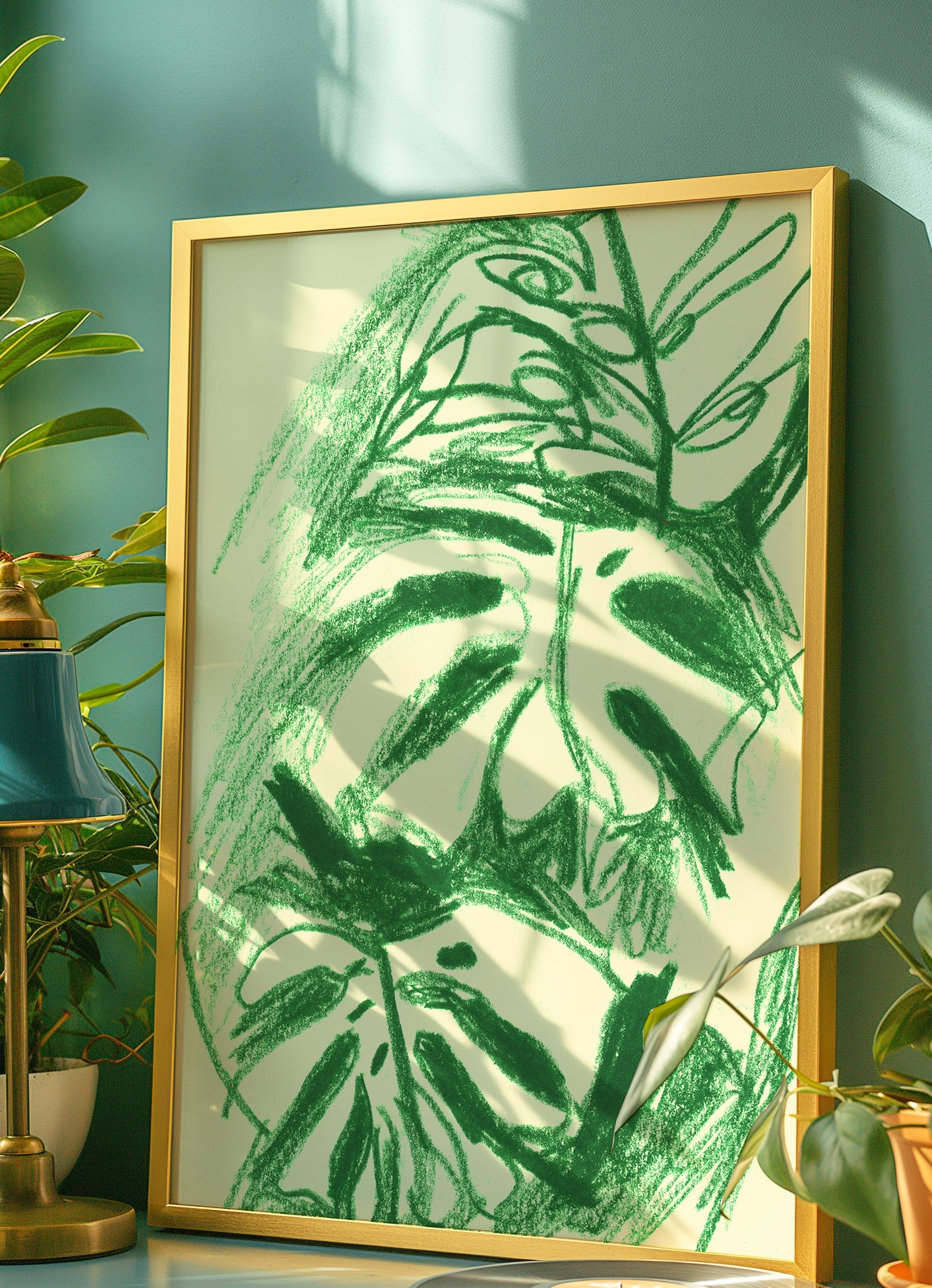 Monstera Plant Print