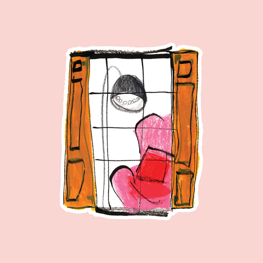 Pink Chair Sticker
