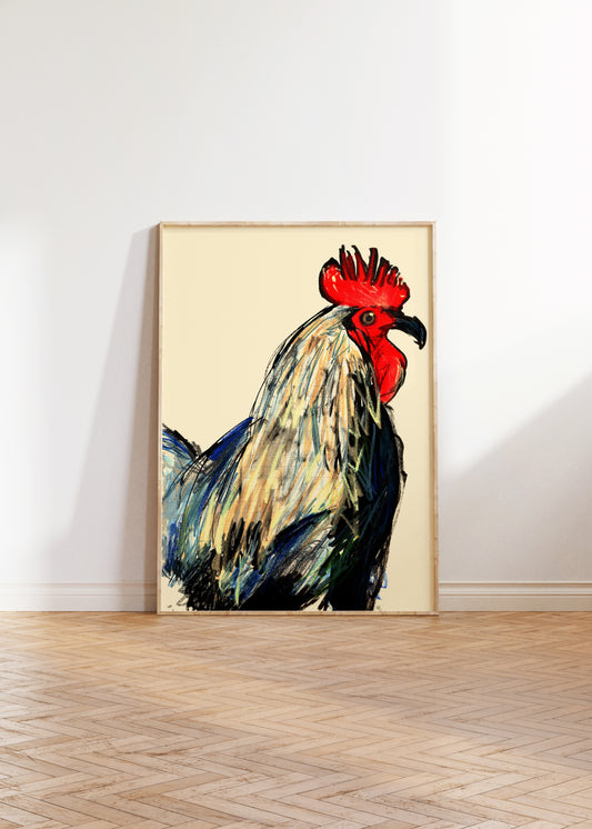 Rooster Print 1