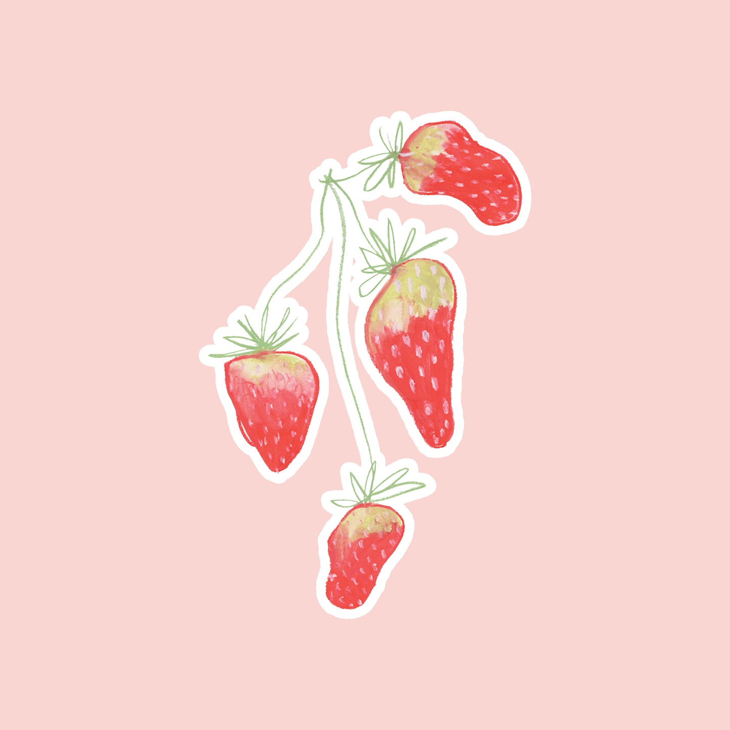 Strawberry Sticker