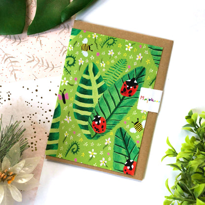 Insect Pattern A6 Card