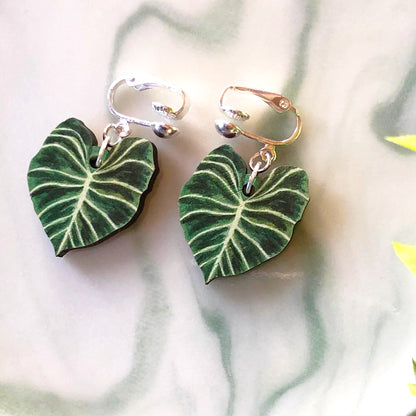 Philodendron Gloriosum Earrings
